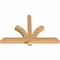 Ekena Millwork Redmond Smooth Timber Gable Bracket, Western Red Cedar, 48"W x 32"H x 3 1/2"D x 3 1/2"F, 16/12 Pitch GBW048X32X0404RED00SWR - alternate 4